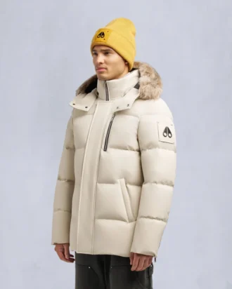 Cloud Shearling Trim 3Q Jacket