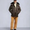 Cloud Shearling Trim 3Q Jacket