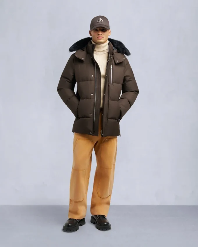 Cloud Shearling Trim 3Q Jacket