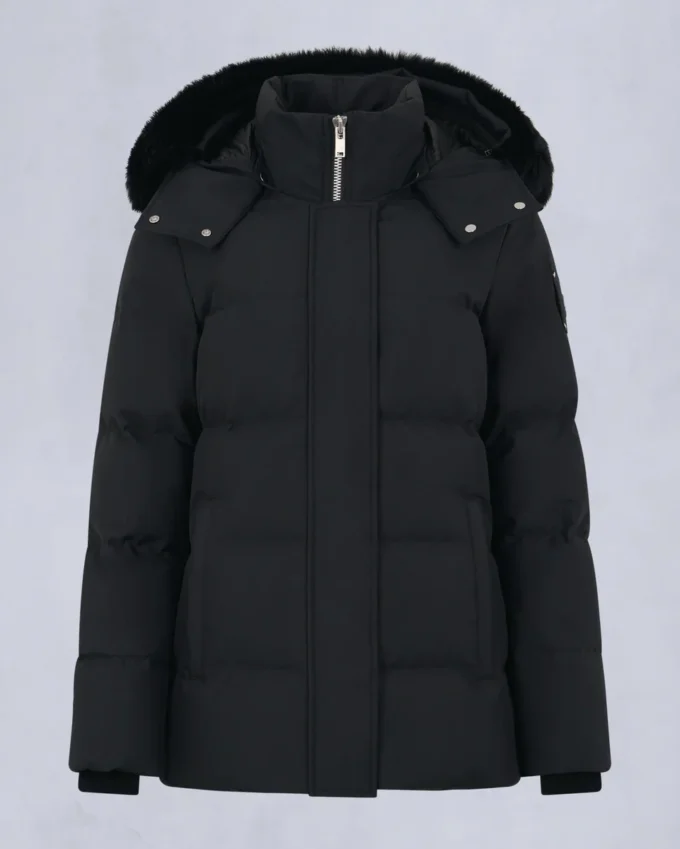 Cloud Shearling Trim 3Q Jacket