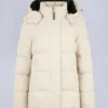 Cloud Shearling Trim 3Q Jacket