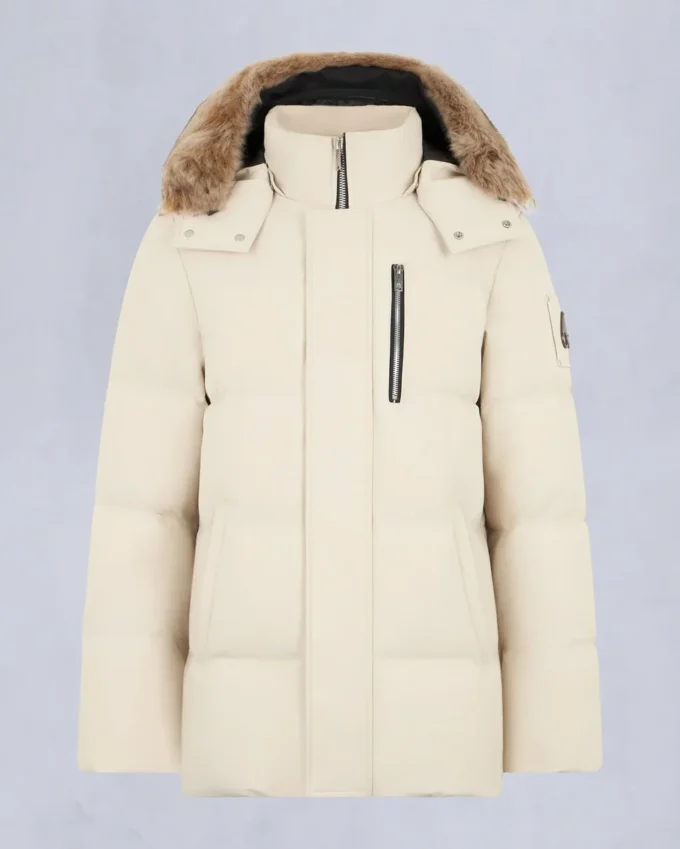 Cloud Shearling Trim 3Q Jacket