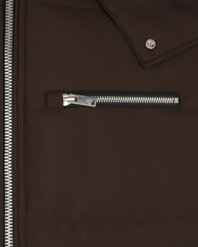 Cloud Shearling Trim Bomber Jacket