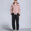 Cloud Shearling Trim Bomber Jacket