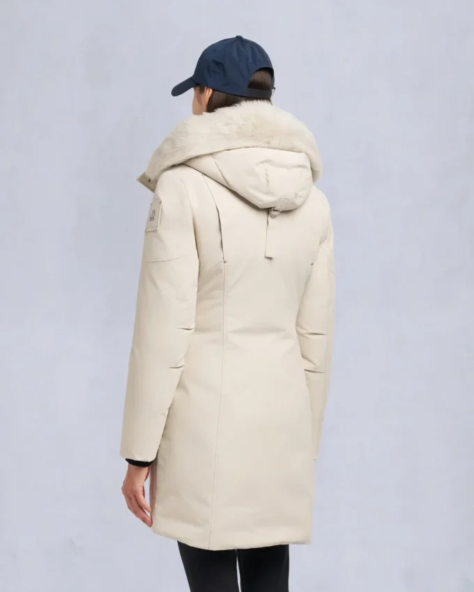 Cloud Shearling Trim Parka