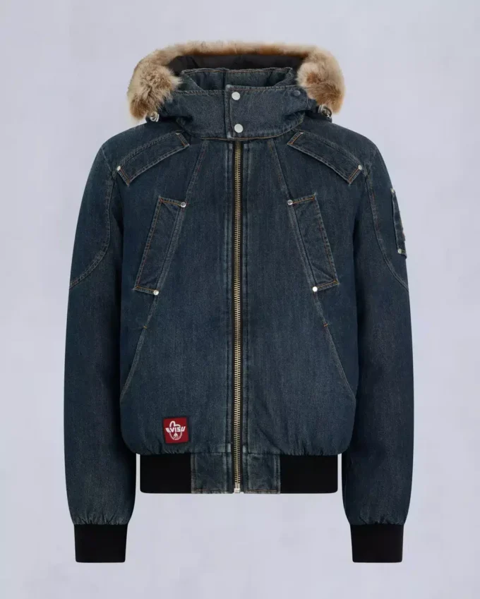 Evisu X Moose Denim Ballistic Bomber Jacket