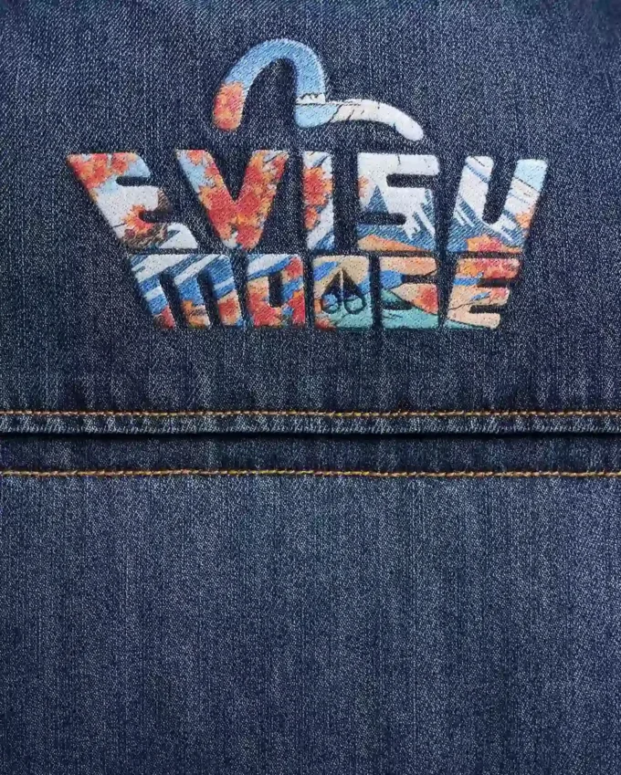 Evisu X Moose Denim Everest Puffer Vest