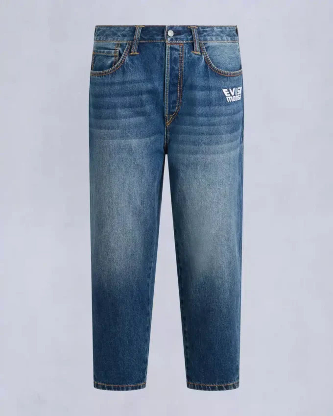 Evisu X Moose Straight Leg Jeans