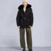 Gold Series Nova Shearling Trim 3Q Jacket