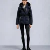 Gold Series Nyluxe Cambria Shearling Trim Jacket