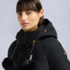 Gold Series Nyluxe Cambria Shearling Trim Jacket