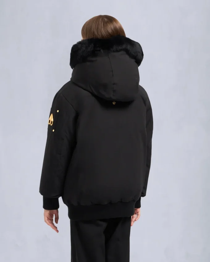 Kids Unisex Original Gold Series Shearling Trim Bomber Jacket