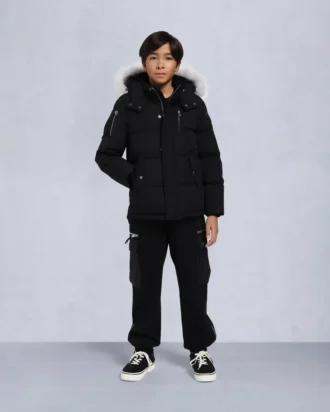 Kids Unisex Original Shearling Trim 3Q Jacket