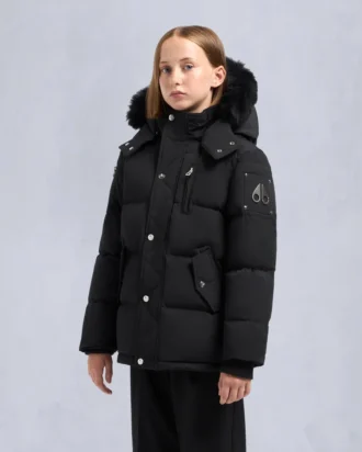 Kids Unisex Original Shearling Trim 3Q Jacket