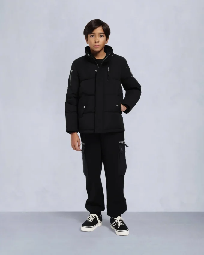 Kids Unisex Original Shearling Trim 3Q Jacket