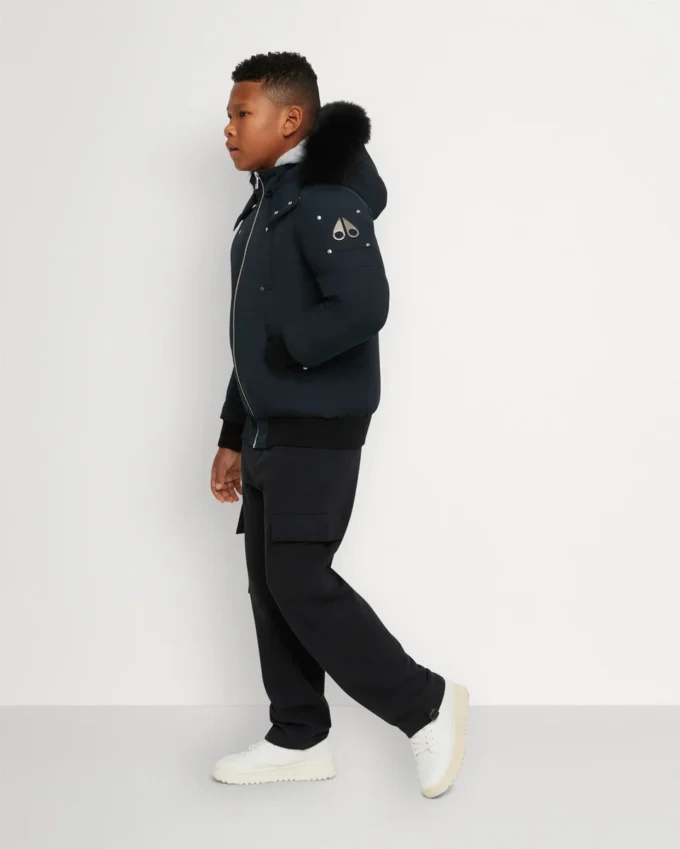 Kids Unisex Original Shearling Trim Bomber