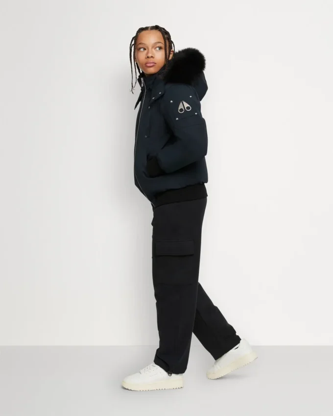 Kids Unisex Original Shearling Trim Bomber