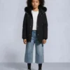 Kids Unisex Original Shearling Trim Parka