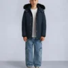 Kids Unisex Original Shearling Trim Parka