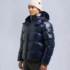 Kings Puffer Shearling Trim Jacket