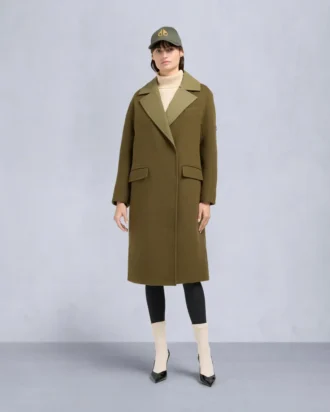 Lafleur Wool Long Wrap Coat