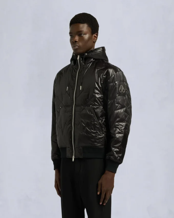 Leaf Quilt Bomber Jacket