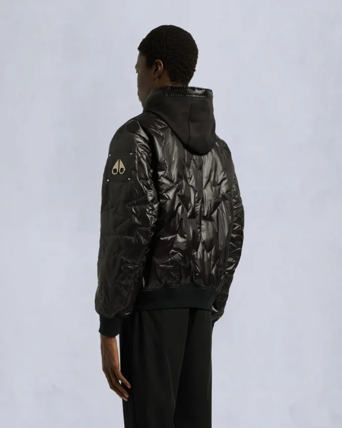 Leaf Quilt Bomber Jacket