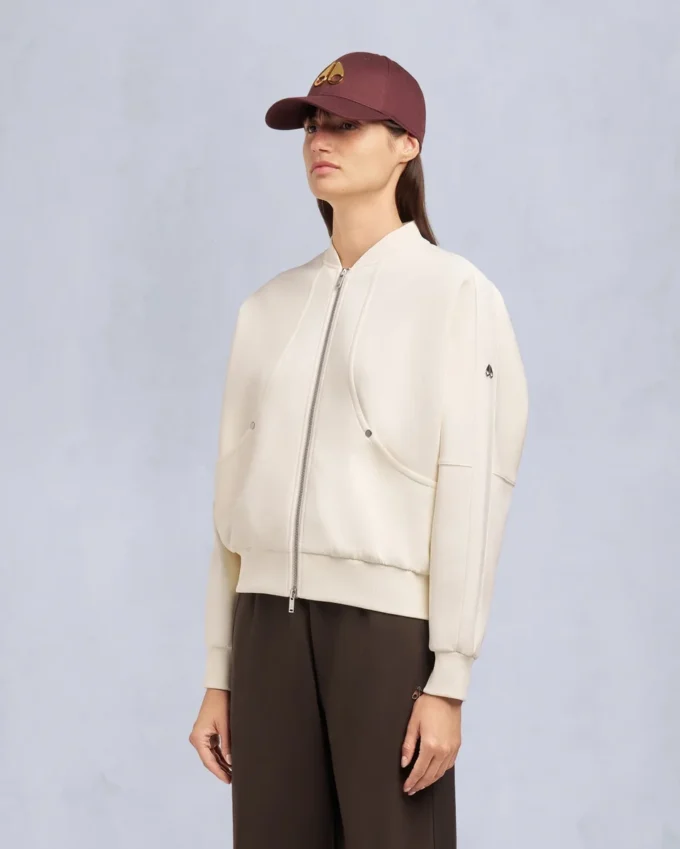 Mix Media Bomber Jacket