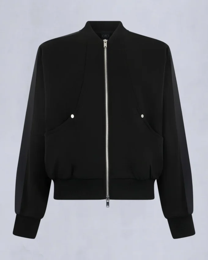 Mix Media Bomber Jacket