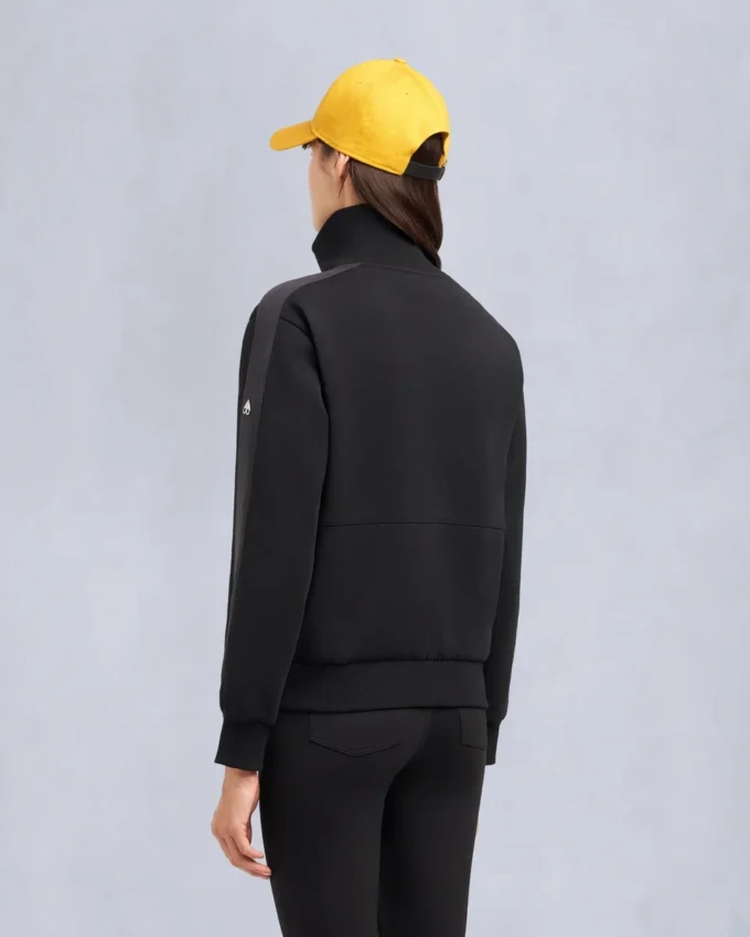 Mix Media Quarter Zip Sweater