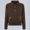 Mix Media Quarter Zip Sweater Mix Media Quarter Zip Sweater