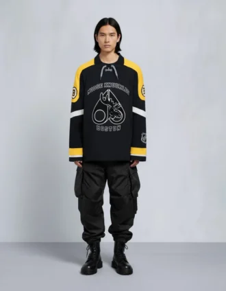 Nhl X Moose Knuckles Bruins Polo