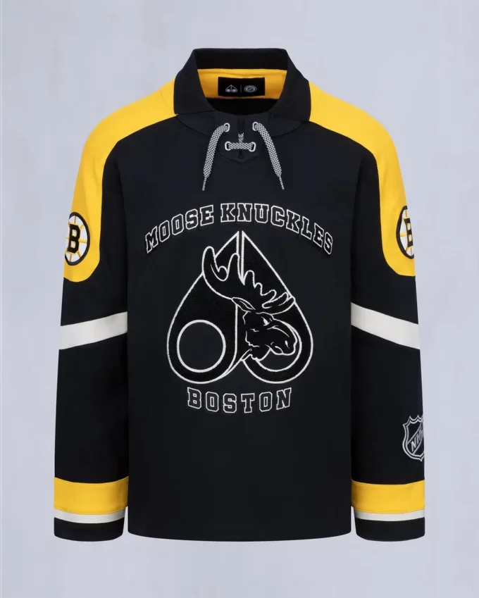 Nhl X Moose Knuckles Bruins Polo