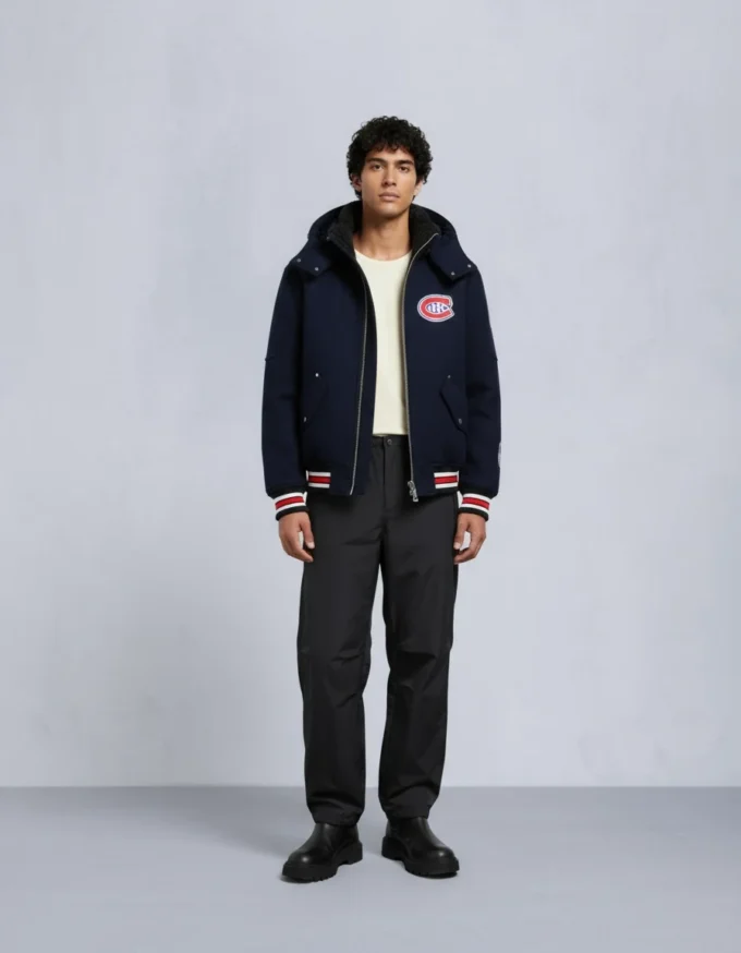 Nhl X Moose Knuckles Canadiens Bomber Jacket