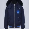 Nhl X Moose Knuckles Maple Leafs Bomber Jacket