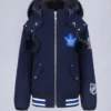 Nhl X Moose Knuckles Maple Leafs Bomber Jacket