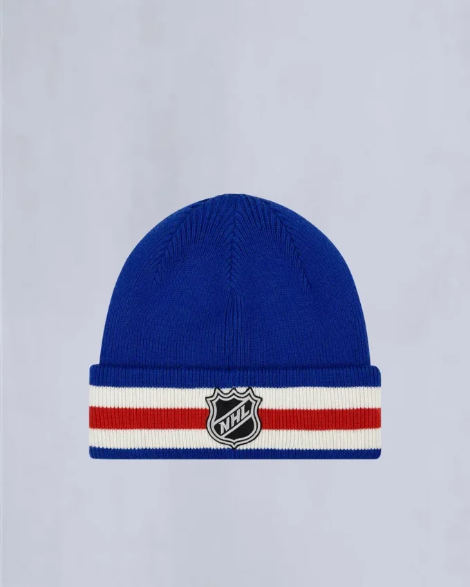 Nhl X Moose Knuckles Rangers Beanie