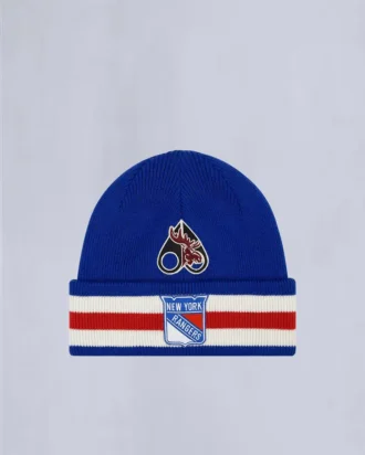 Nhl X Moose Knuckles Rangers Beanie