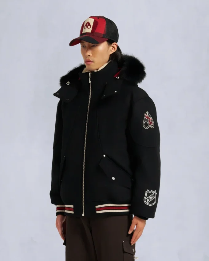 Nhl X Moose Knuckles Team Bomber Jacket