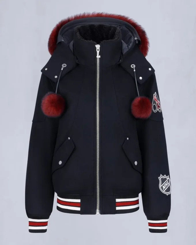 Nhl X Moose Knuckles Team Bomber Jacket