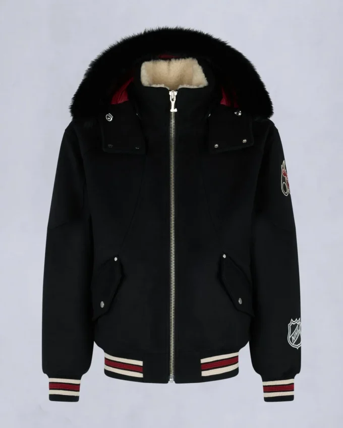 Nhl X Moose Knuckles Team Bomber Jacket