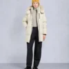 Nyluxe Chelia Shearling Trim 3Q Jacket