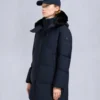 Nyluxe Chelia Shearling Trim 3Q Jacket