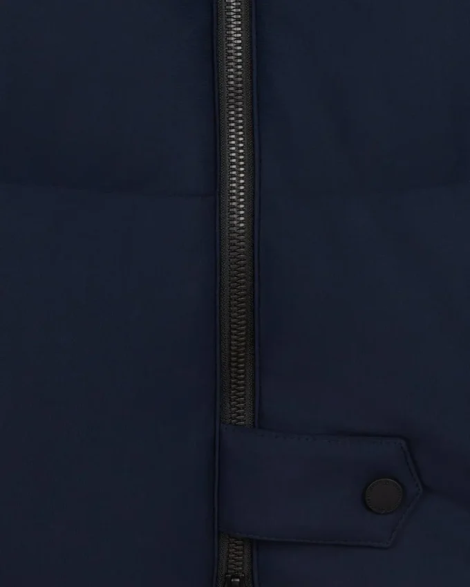 Nyluxe Chelia Shearling Trim 3Q Jacket