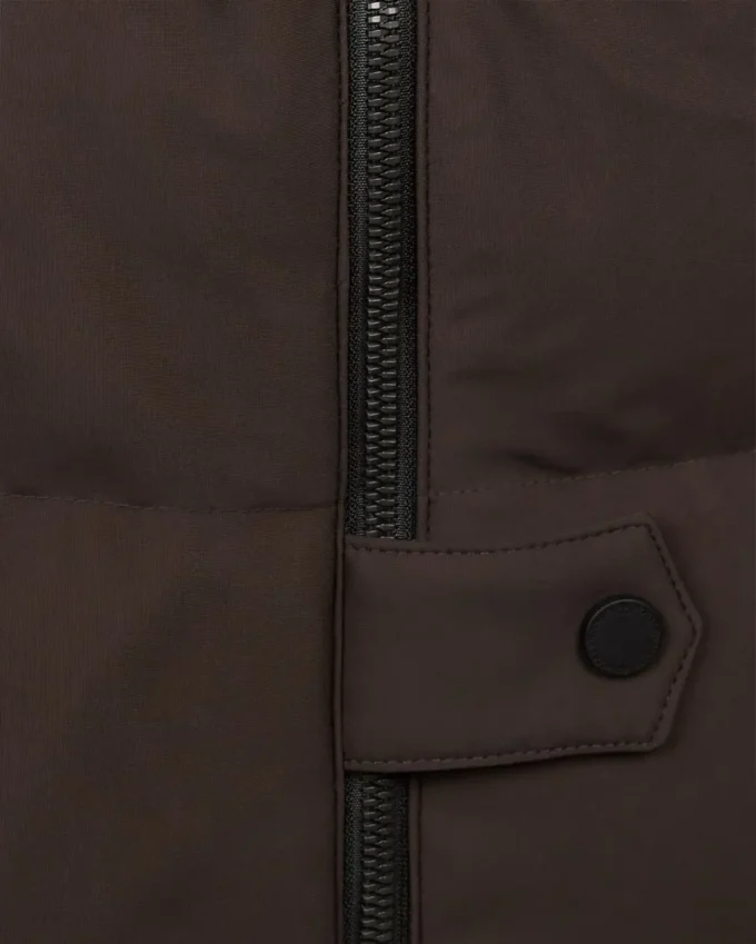 Nyluxe Chelia Shearling Trim Parka