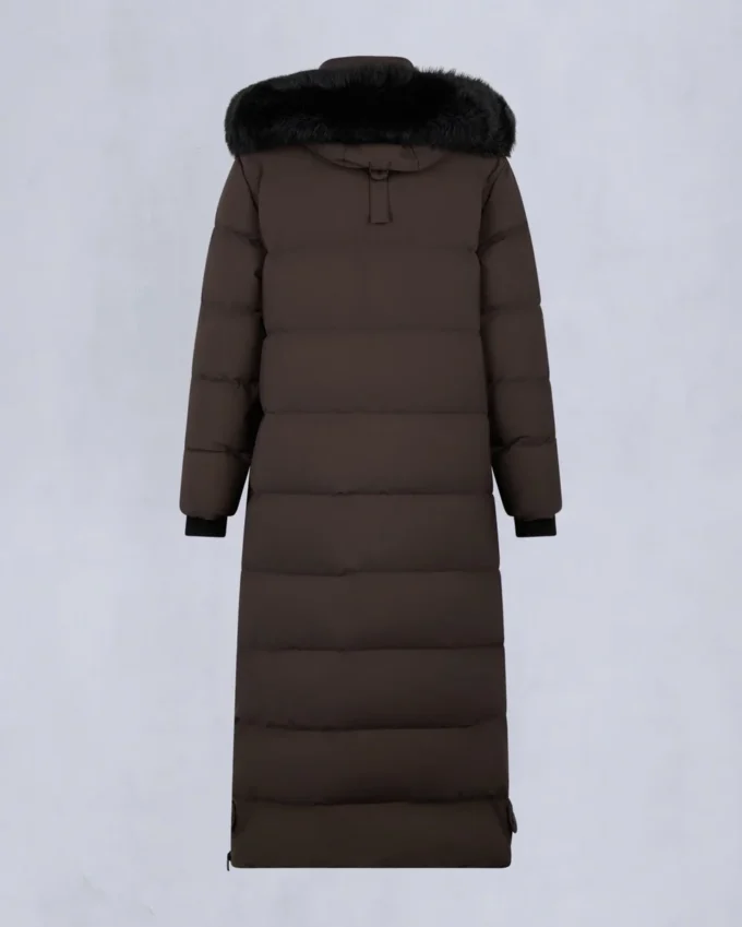 Nyluxe Chelia Shearling Trim Parka