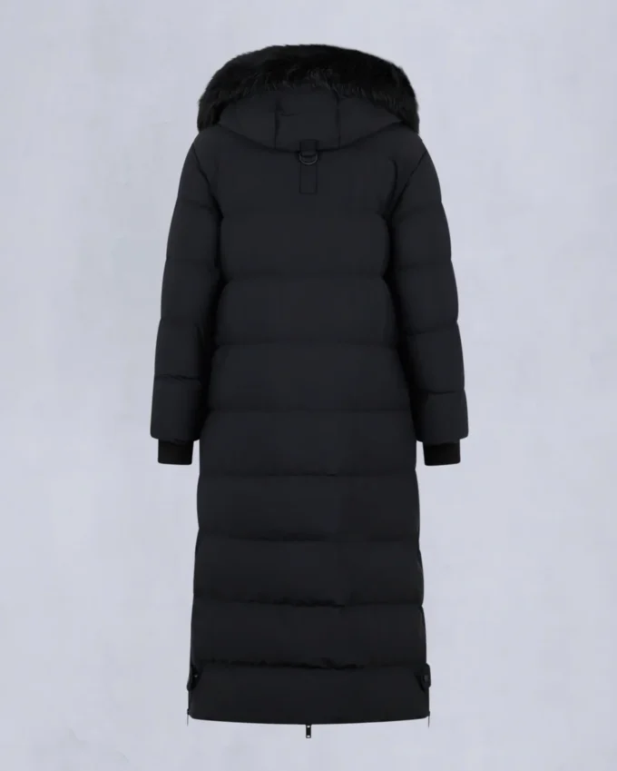 Nyluxe Chelia Shearling Trim Parka