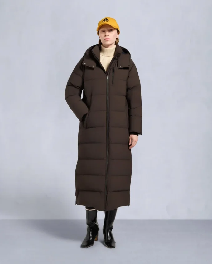 Nyluxe Chelia Shearling Trim Parka