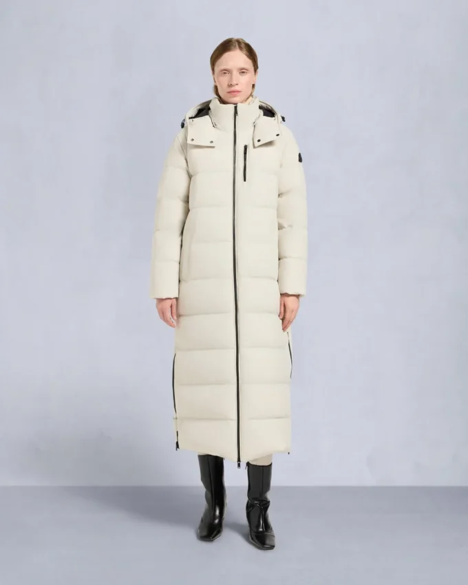 Nyluxe Chelia Shearling Trim Parka