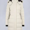 Nyluxe Watershed Shearling Trim Parka